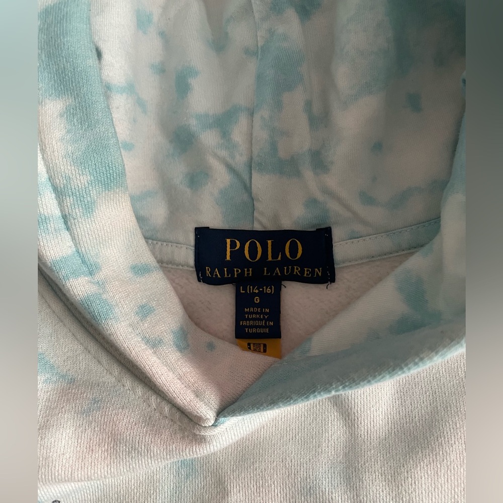 Polo Ralph Lauren boys bear hoodie & matching bear tee size large 14-16 in EUC‼️ - Picture 4 of 9
